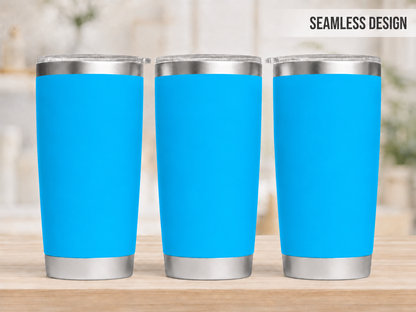 Personalized Full Wrap 20 oz Tumbler - Butterfly & Sunflowers