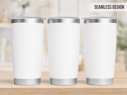 Personalized Full Wrap 20 oz Tumbler - Butterfly & Sunflowers