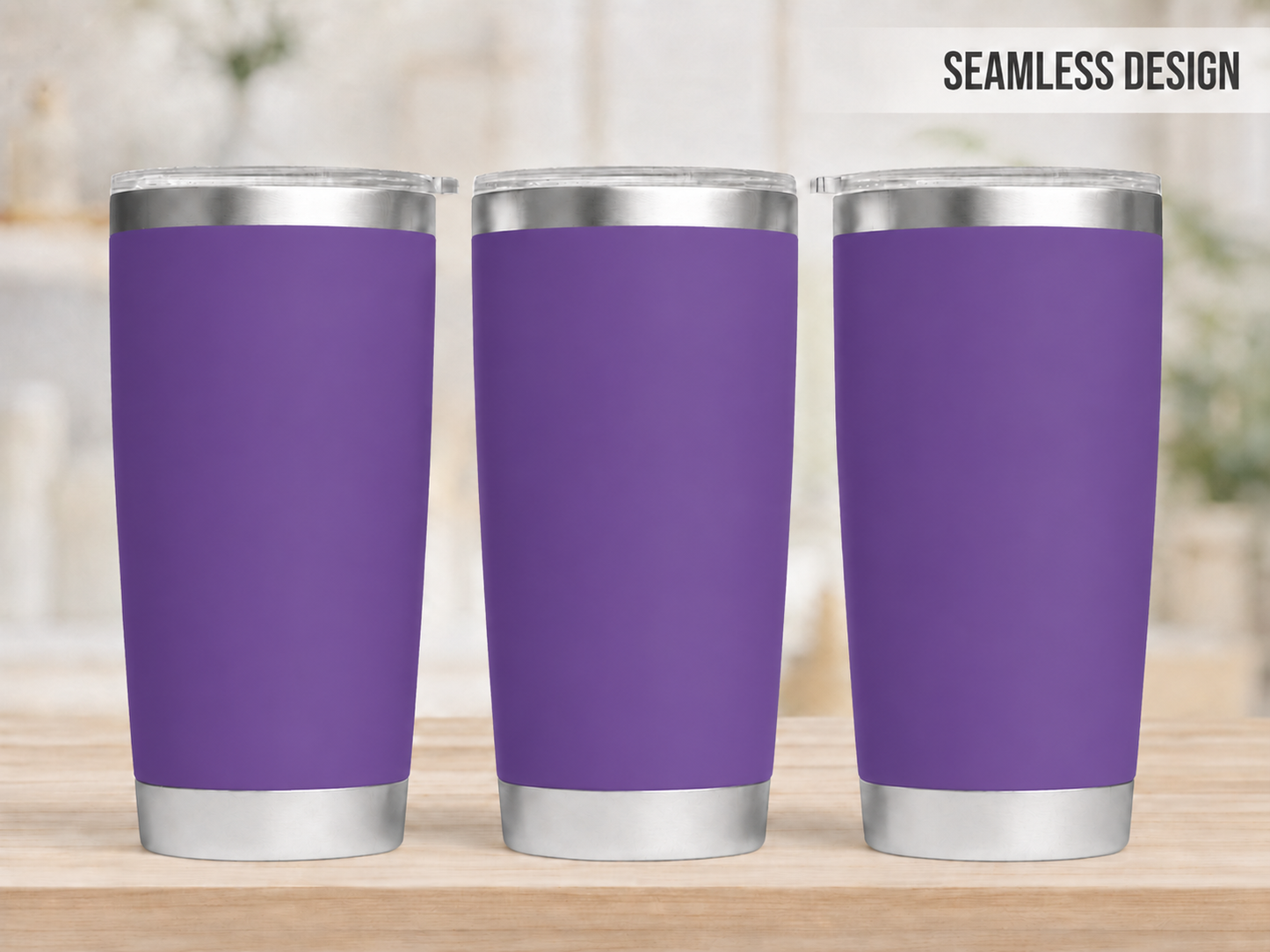 Personalized Full Wrap 20 oz Tumbler - Butterfly & Sunflowers