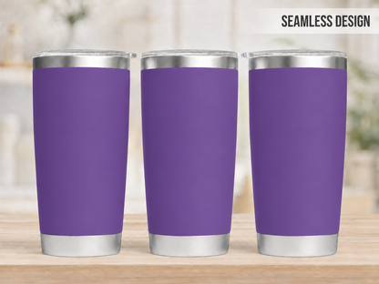 Personalized Full Wrap 20 oz Tumbler - Butterfly & Sunflowers