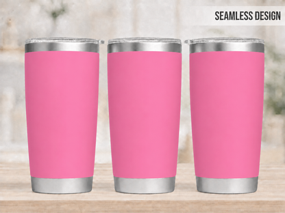 Personalized Full Wrap 20 oz Tumbler - Butterfly & Sunflowers