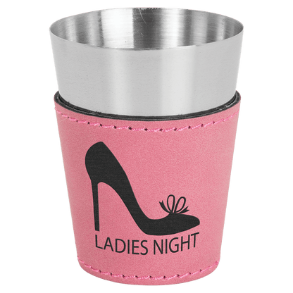 Pink Stainless Steel 2 oz. Shot Glass