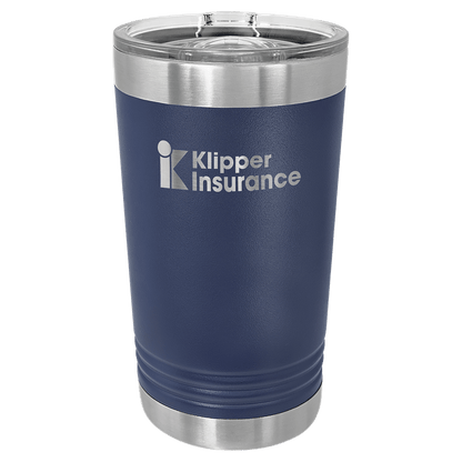 Navy Blue Polar Camel 16 oz. Pint with Slider Lid