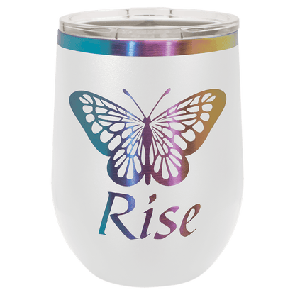 White Prism Polar Camel 12 oz. Stemless Wine Tumbler