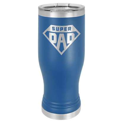 Royal Blue Polar Camel 20 oz Pilsner with Clear Lid