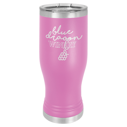 Light Purple Polar Camel 20 oz Pilsner with Clear Lid